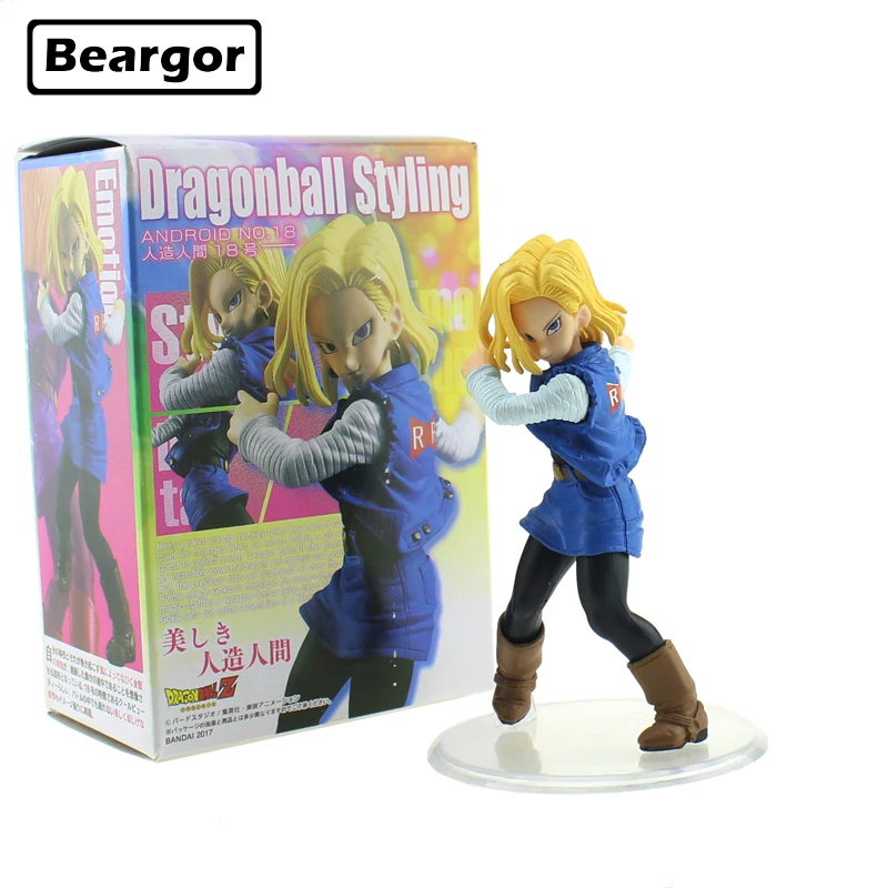 5 &quotDragon Ball Styling Гоку Вегета Гохан № 18 Lunchi в коробке 12 см ПВХ Аниме Фигурки