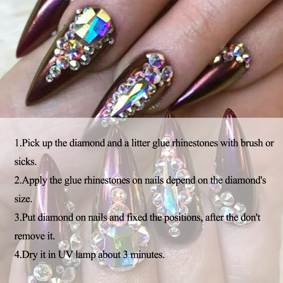 nail glue rhinestones 7