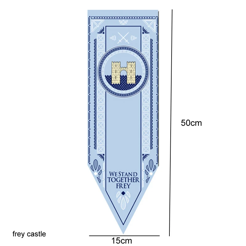 Домашний декор Игра престолов баннер флаг Старк Тулли Мартелл волк Дракон полиэстер престолов баннер игры украшения Болтон флаг - Цвет: frey castle