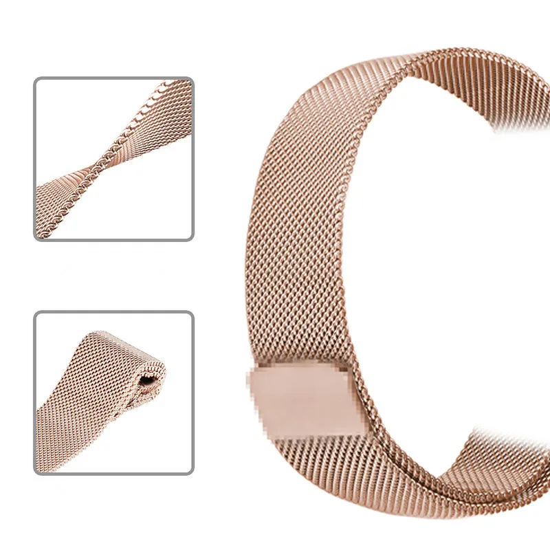 Ремешок для Apple Watch Milanese Loop band iwatch series 4 3 2 1 браслет 40 мм 44 iphone ремень 38 42