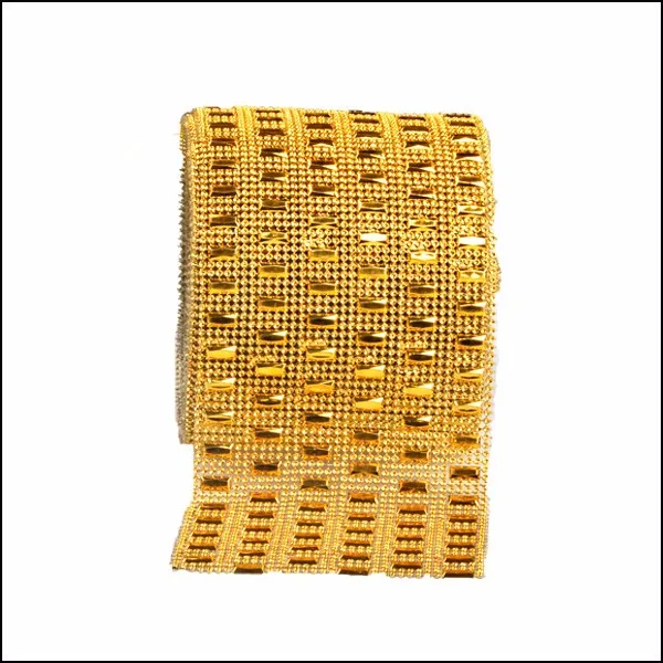 

Free Shipping 10Yards/Roll Gold/Silver Wedding Diamond Rhinestone Mesh Cake Accessories Crystal Wrap Trim Ribbon Party Supplies
