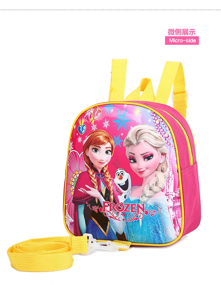 Disney детский маленький рюкзак в детский сад Анти-потери мультфильм Холодное сердце Эльза и Анна Сумка милая маленькая сумка мини рюкзак для путешествий