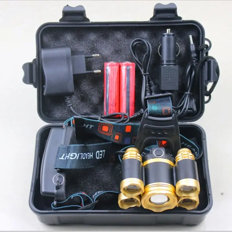 yunmai USB 12000 Lumen 5 LED Headlamp XML T6 +4*XPE Flashlight Head Lamp Camp Hike Emergency Light Fishing Outdoor Equipment Q17 yunmai USB 12000 Lumen 5 LED Headlamp XML T6 +4*XPE Flashlight Head Lamp Camp Hike Emergency Light Fishing Outdoor Equipment Q17