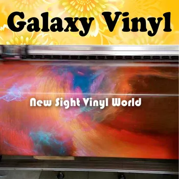 شراءغالاكسي سيارة الفينيل ملصق لاصق لامع ورائع قنبلة ملصق فينيل تفجير غالاكسي سيارة التفاف فقاعة الحرة السيارات الرسومات الحجم: 1.50*30 متر/لفة