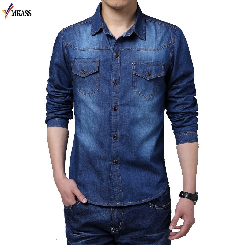 mens jeans and dress shirt