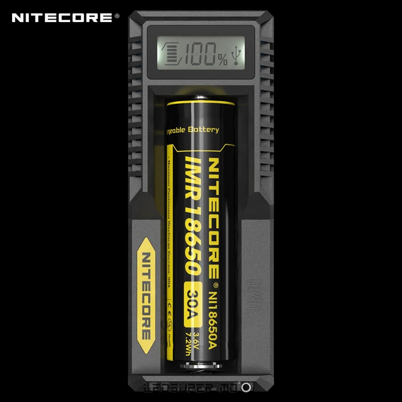 Портативный аксессуар для освещения Nitecore UM10 Digi зарядное устройство с ЖК-дисплеем универсальное USB зарядное устройство 18650