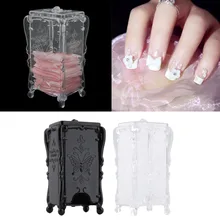 New Sale Makeup Cotton Pad Box Nail Art Remover Paper Wipe Holder Container Case 7 colors top quality