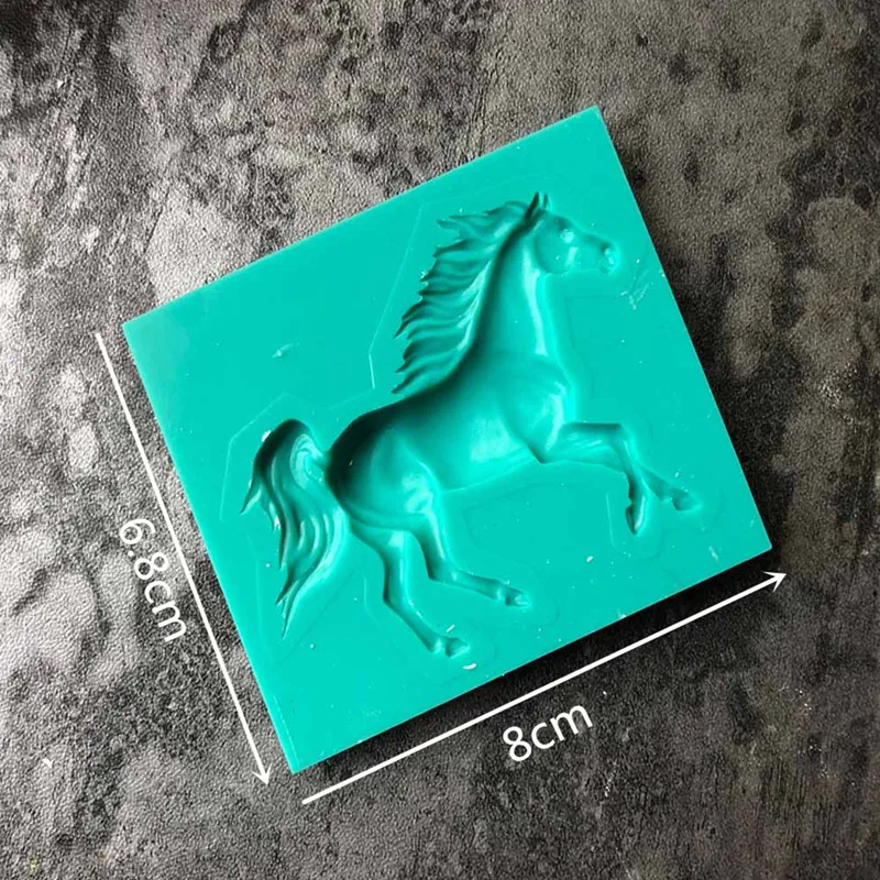 Силиконовая форма Aouke Horse для помадки и торта мягкая стандартная посуда выпечки