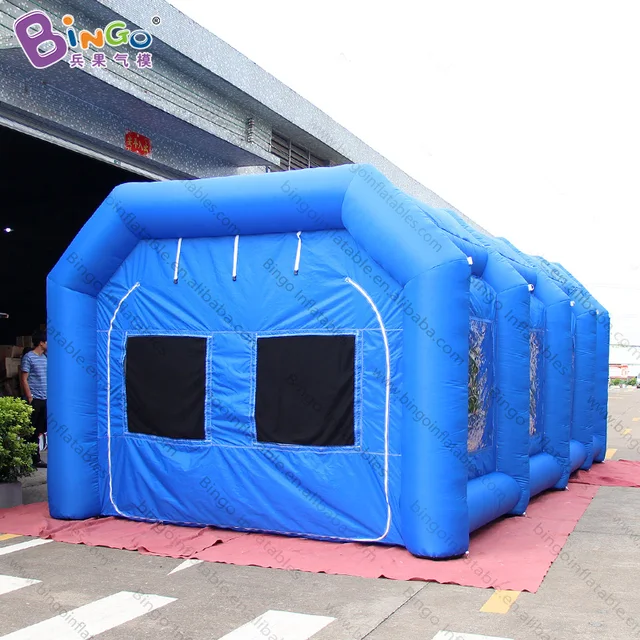 Buy Custom made 8X4X3 meters blue inflatable spray