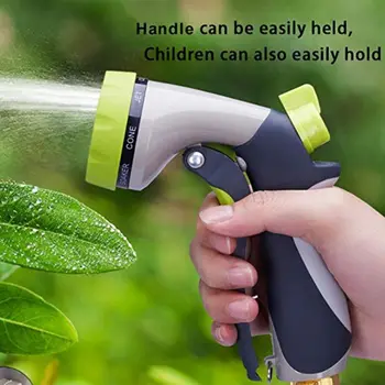 

Garden Hose Nozzle Spray Nozzle, Metal Water Nozzle with Heavy Duty 8 Adjustable Watering Patterns