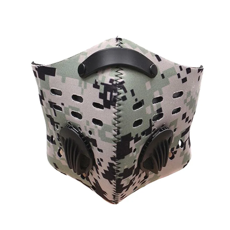 

Outdoor Anti-dust Half Face Mask Filter Neoprene Valve One Size Cycling Equipment DC88