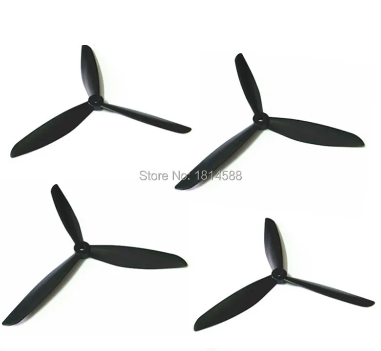 RC spare parts 4 pcs/set UAV paddles for Cheerson CX20 CX-20 RC brushless axis RC helicopter-black