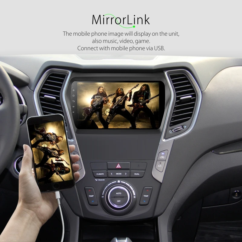 Cheap Android 9.0 Car Radio Multimedia Video Player Navigation GPS For Hyundai Santa Fe 3 Grand ix45 2013-2017 caplay android auto 3