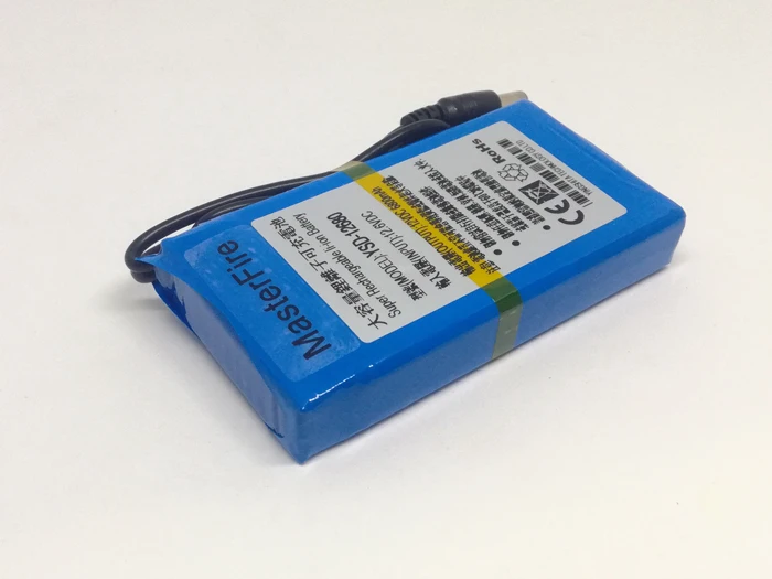 MasterFire супер YSD-12680 12V 6800 мА/ч, Перезаряжаемые литий Батарея батареи пакет для видеонаблюдения Камера