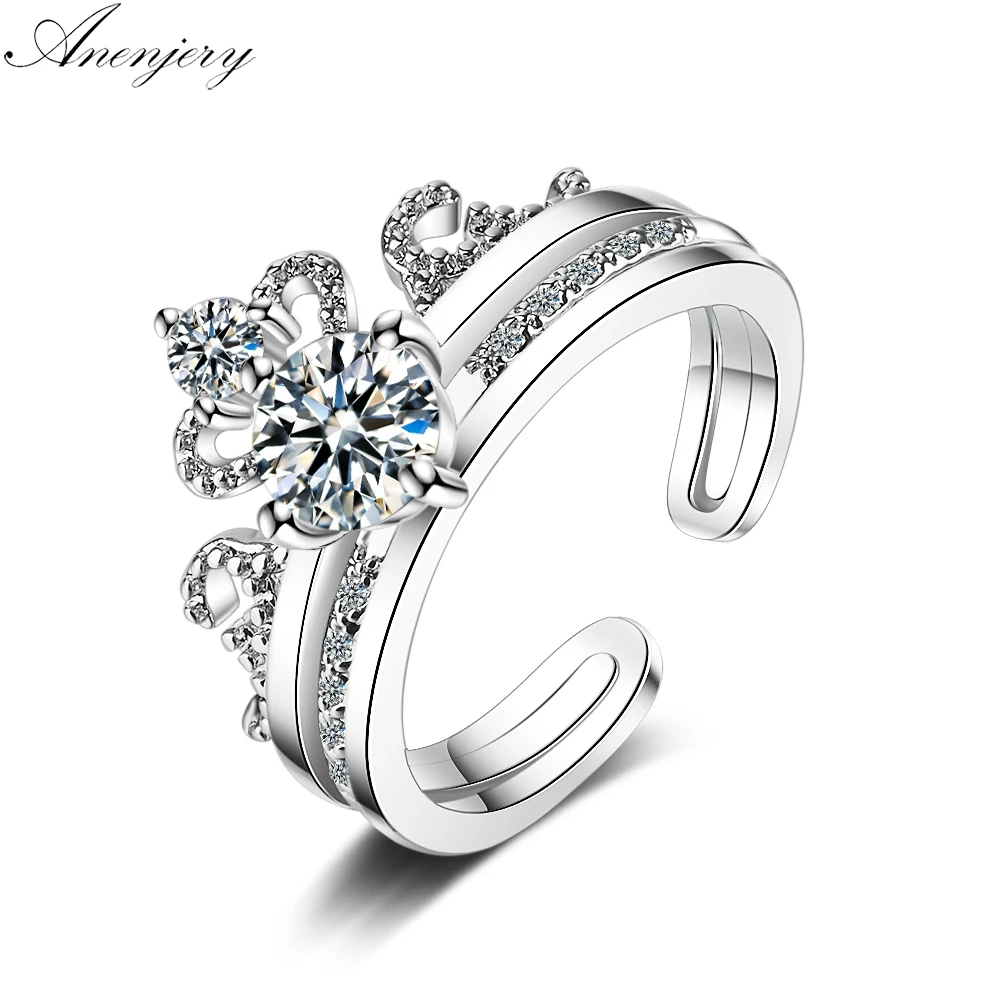 Buy Anenjery Korean 925 Sterling Silver Micro CZ