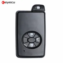 Keyecu 10PCS New Replacement Smart Remote Key Case Key Shell Car Key Cover 3 Button Fob for Toyota,Black