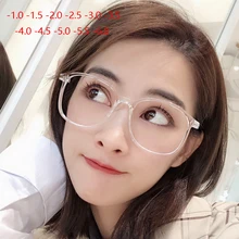 Ретро большие оправы, очки для женщин и мужчин, очки для глаз, оптические очки Oculos De Grau-1,0-1,5-2,0-2,5-3,0-6,0