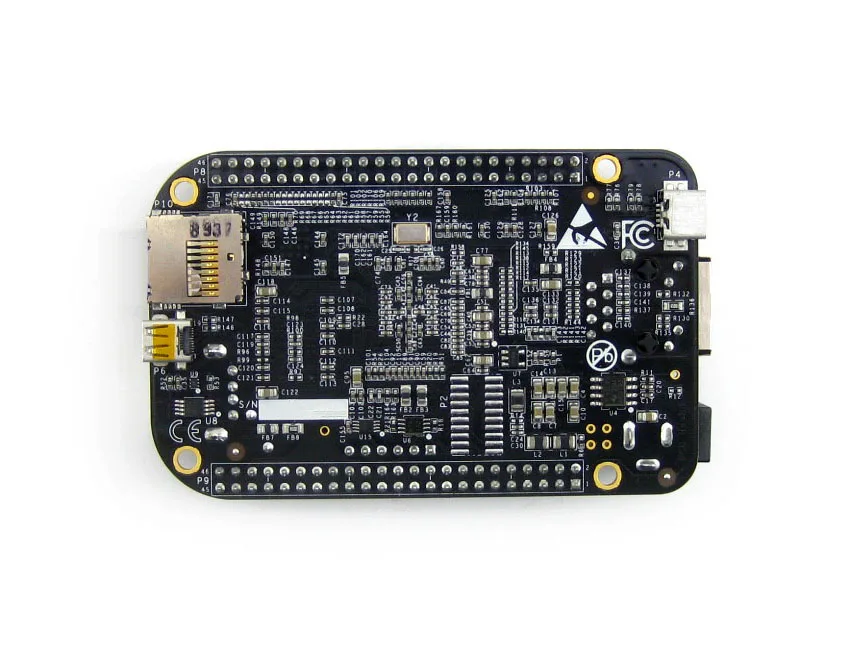  2pcs/lot BeagleBone Black Rev C 1GHz ARM Cortex-A8 512MB DDR3L 4GB eMMC Flash BB Black Linux Androi