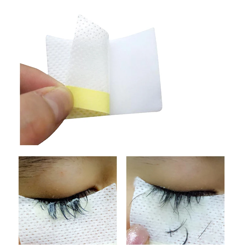 40pcs Eyelash Extension Remover Cotton Pads Eye Pillow Pads Under Eye