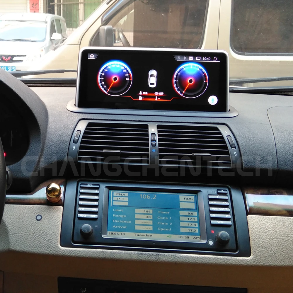 Best Newest Android 9.0 Multimedia Car GPS Navigatio For BMW X5 E53 (1998-2005) Bluetooth DVR Mirror link Rear Camera Touch Screen 40 1