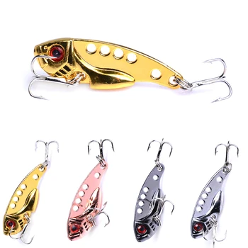 

Metal VIB Vivid 3D Eyes Hard Bait Long Casting Sinking Winter Fishing Lure Professional Wobblers