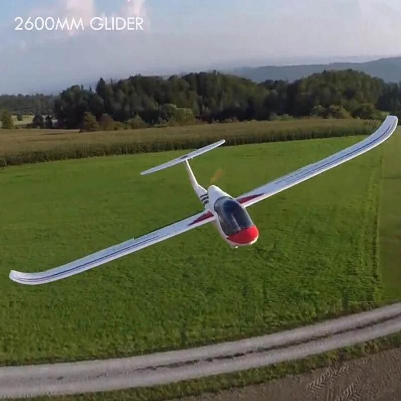 KIT+ motor glider RC Airplane 2600mm FPV glider remote control air plane hobby model aeromodeling electric radio planescontrole