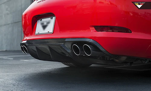 Porsche front lip spoiler diffuser side skirts for  991 911 5