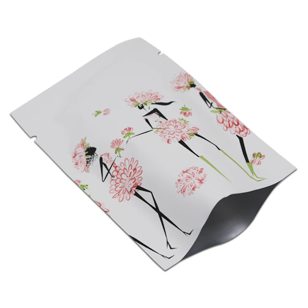 

Wholesale Open Top Heat Seal Package Bag For Snacks Nuts Coffee Storage Printing Pure Aluminum Foil Packaging Bags Food Pouches