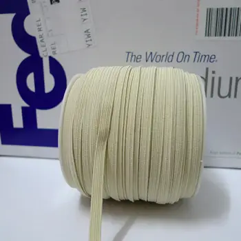 

1/4'' 6mm #23 Ivory Skinny Hair Elastic Bands 50 meters Wholesale