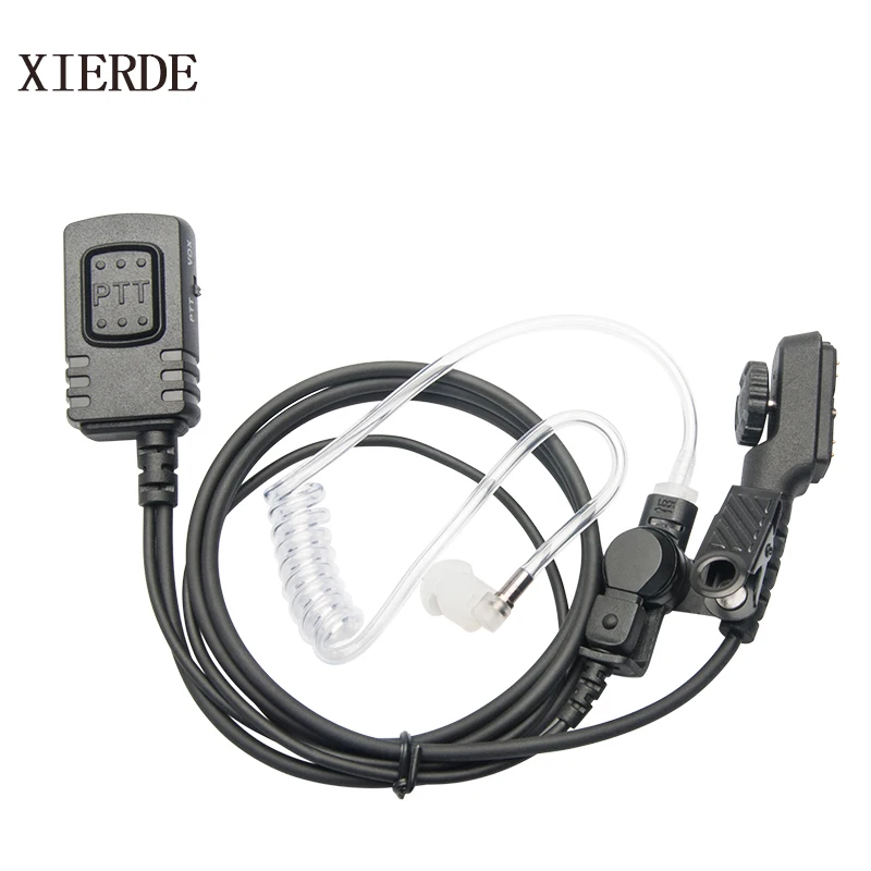 

for Walkie Talkie Hytera HYT PD780 Air Tube Headset Earpiece Mic PD700 PD700G PD702G PD705G PD752 PD782 PD785 PD785G PT580H