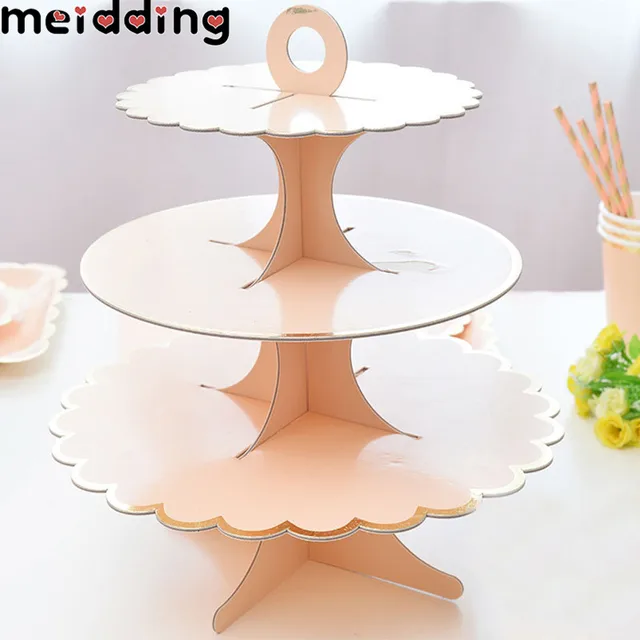 MEIDDING 1Set Birthday Party Cake Stand Wedding Decoration Cupcake