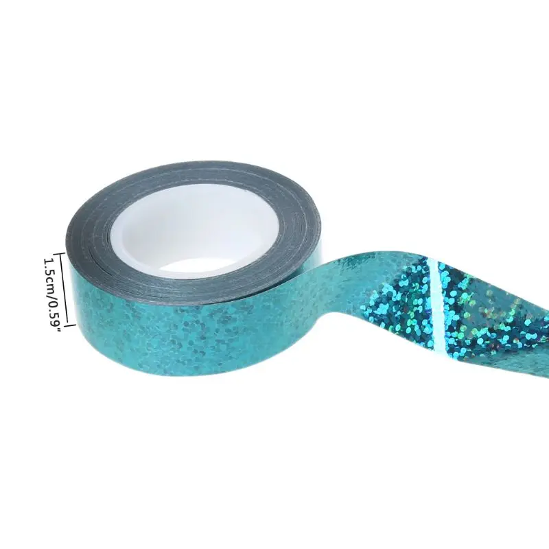 Rhythmic Gymnastics Decoration Holographic Glitter Tape Ring Stick Accessory
