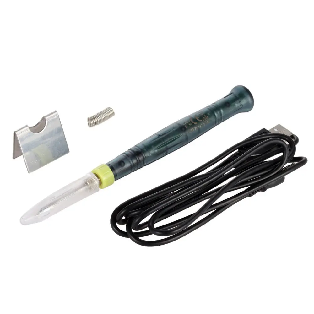 5V 8W Мини Портативный USB Электрический паяльник с паяльником светодиодный