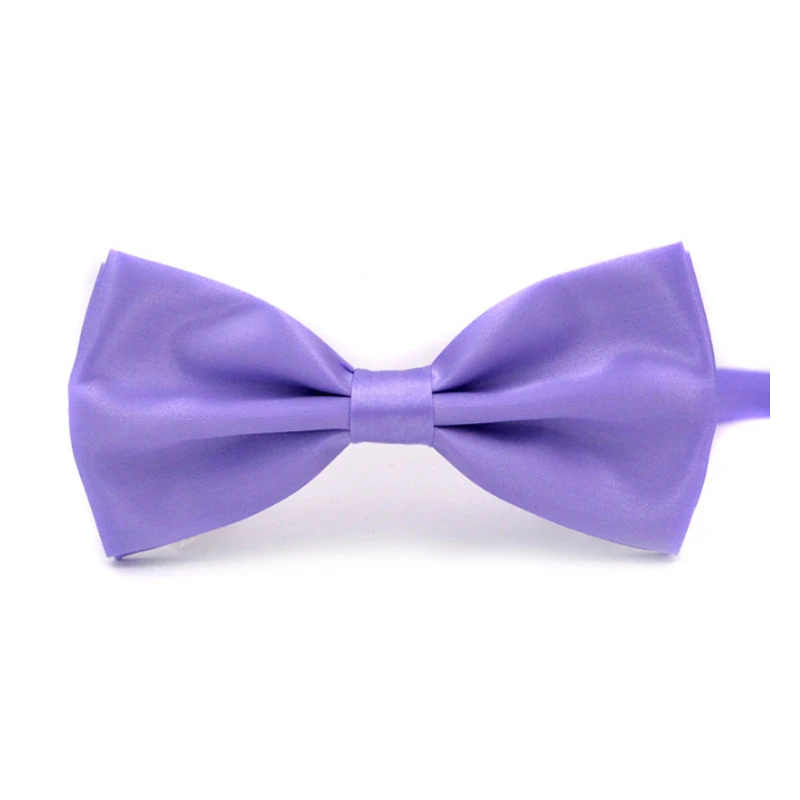 light purple 1 шт джентльменский мужской классический Атласный Галстук-бабочка галстук для свадебной вечеринки регулируемый галстук-бабочка - Цвет: light purple