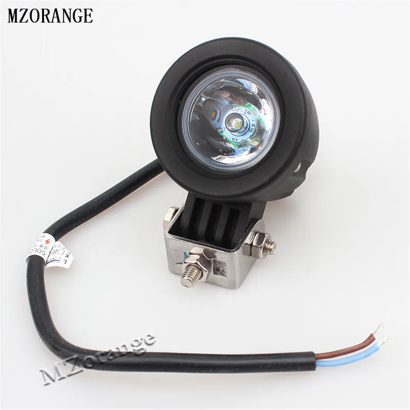 

MZORANGE 1 Pcs 2 inch 10w led work light offroad led working lights spot 12/24v motorcycle 4x4 ATV Motor fog light Driving lamp