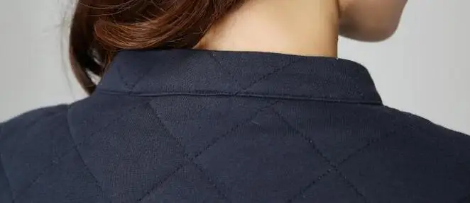 Long Manteau Veste rouge xl À Trench Femmes Chaude ardoisé Nouvelle M Loisirs 2019 Bleu D'hiver Coton Mode Rembourré 8q67Hw