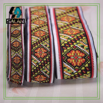 

selling high-end environmental protection computer jacquard, national wind ribbon, bags, decorative edges, handmade accessories