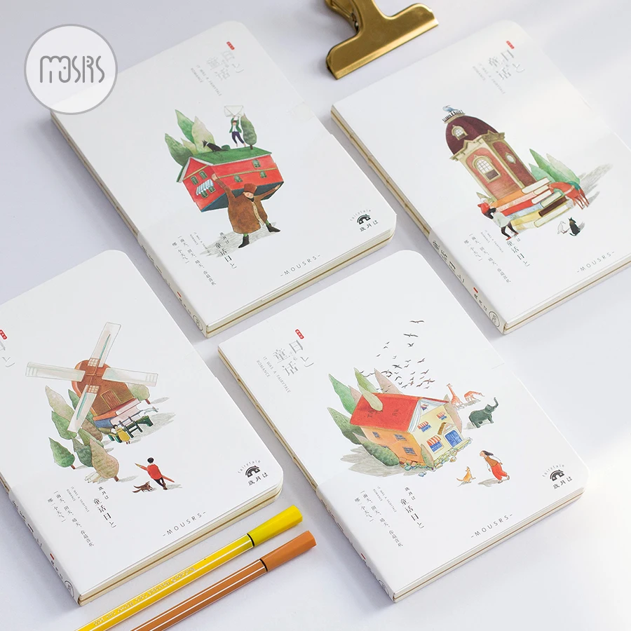 Горячая Sketchbook Рисование эскиз книга милый школьный блокнот дневник 80 листов 100 г