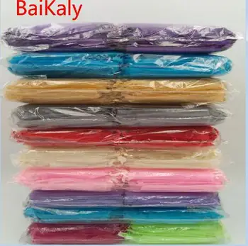 

Wholesale 500pcs/lot 20x30cm 25x35 30x40cm Organza bag Wedding Christmas Gift Drawstring Bags Jewelry Packaging Organza Pouches