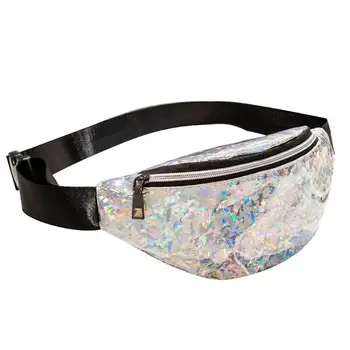 

Paillette Waist Bags Sesigner fanny pack for women Fashion Sequins Chest Bags for Women 2019 Casual pochete feminina heuptas