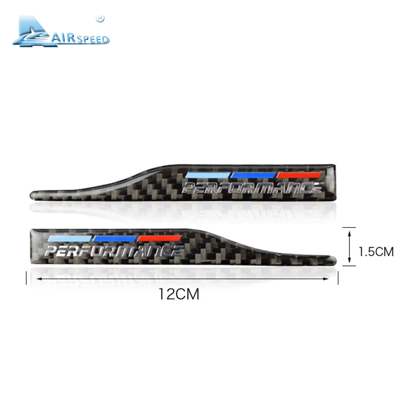 Airspeed углеродного волокна зеркало заднего вида стикер против царапин полосы для BMW E90 E60 E34 E46 E39 F30 F10 F20 X1 X3 X5 X6 стайлинга автомобилей