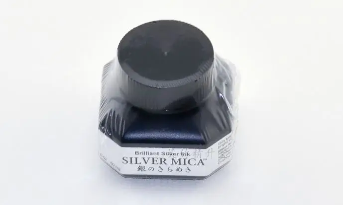 Kuretake fountain pen ink watercolor pigment calligraphy ink art ink pigment kit Brilliant Gold Ink GOLD MICA SILVER MICA 60ml Water-Based Pigment Japan
