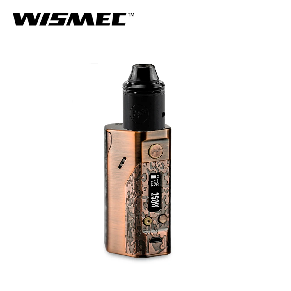 Оригинальный Wismec Reuleaux DNA 250 бокс мод с неразрушаемым rda атомайзером Вт DNA250 без 18650