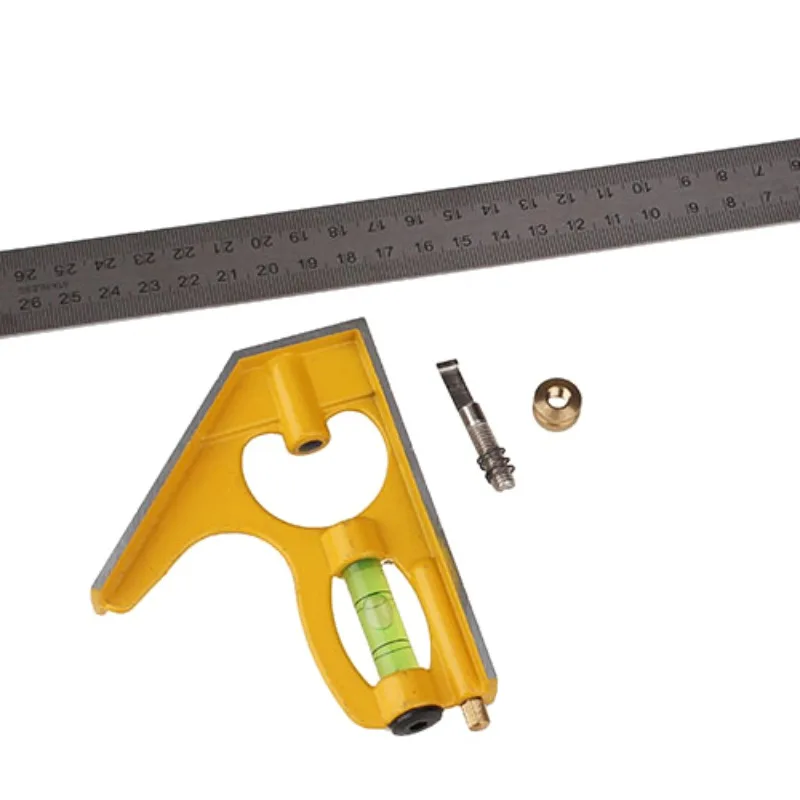 300 мм многофункциональный комбинированный квадратный из нержавеющей стальной транспортир Многофункциональный измерительный инструмент профессиональные измерительные инструменты