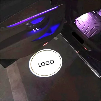 

2 pcs For Dsihatsu 5W Car Door Welcome Light LED Laser Logo For K7 3D Ghost Shadow Warning lights Auto threshold