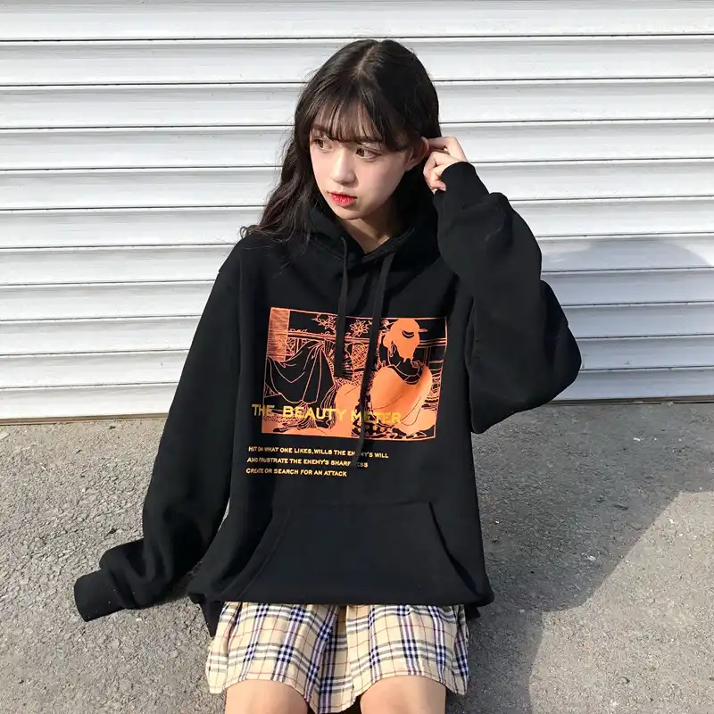 korean hoodie girl