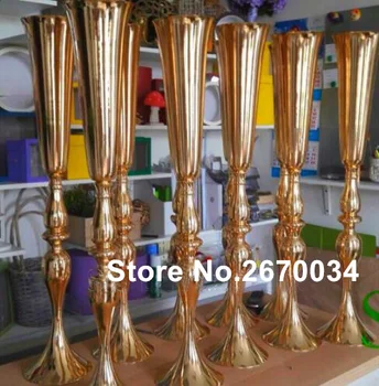 

Fancy Gold Mermaid Metal Candle Holder Candle Stand Wedding Centerpiece Event Road Lead Flower Rack Gold Candle Holder sunmood11