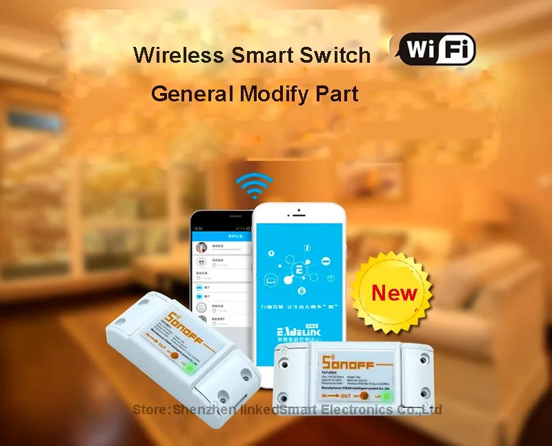 Itead Sonoff умный дом беспроводной пульт дистанционного управления Wifi реле Интеллектуальный таймер DIY Переключатель 10A управление через Android IOS
