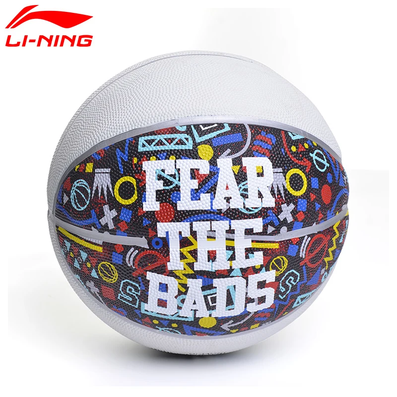 Синтетический баскетбольный мяч Li Ning H3000 для помещений и улицы резиновый Размер 7