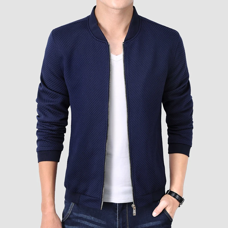 Мужская однотонная куртка BOLUBAO повседневная приталенная пальто на осень|men jacket